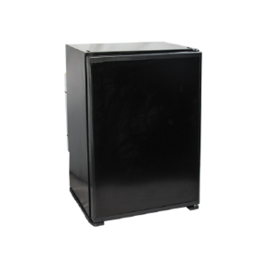 BLACK HOTEL MINIBAR WITH BLOCK DOOR