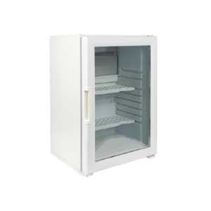 WHITE HOTEL MINIBAR WITH GLASS DOOR